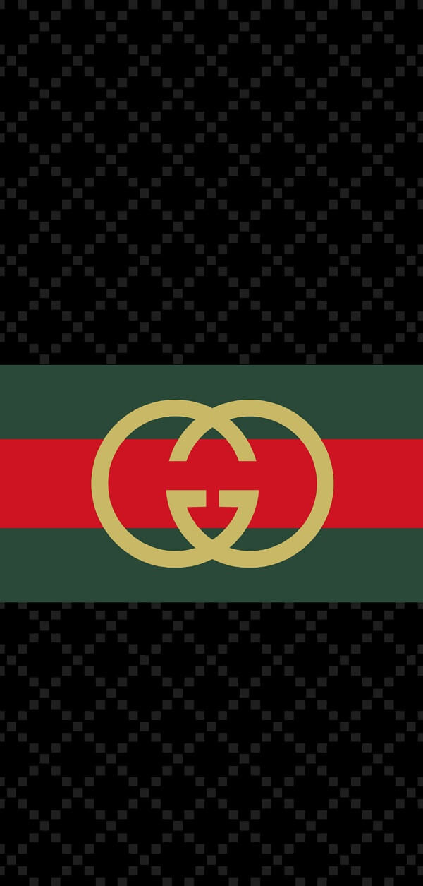 Hình nền Gucci tối giản cho iPhone